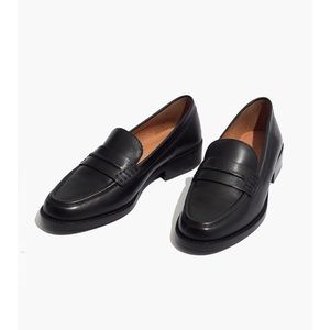 Madewell “The Elinor Loafer” in Black Leather